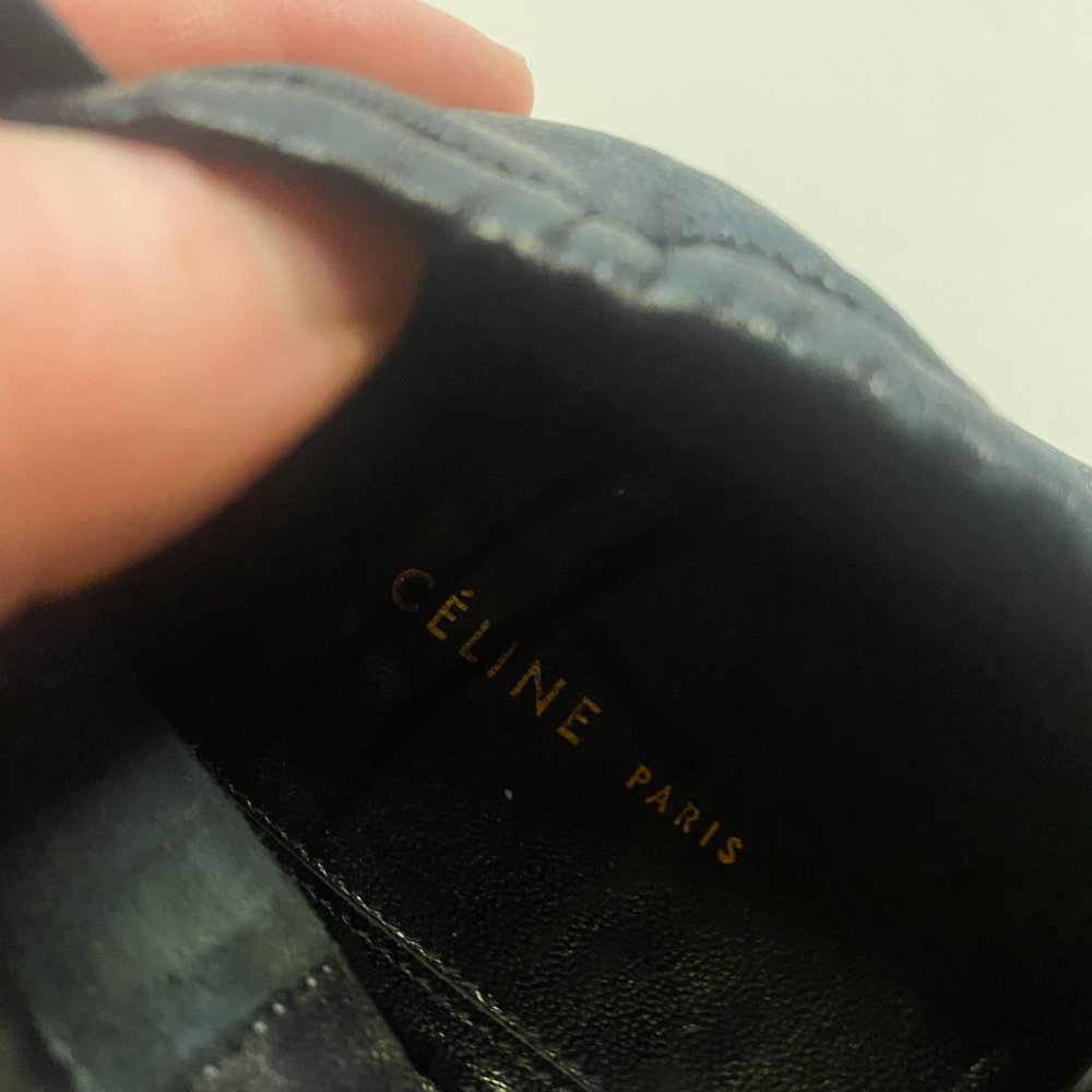 CELINE BASKET WEAVE SLIDES - Picture 3 of 3